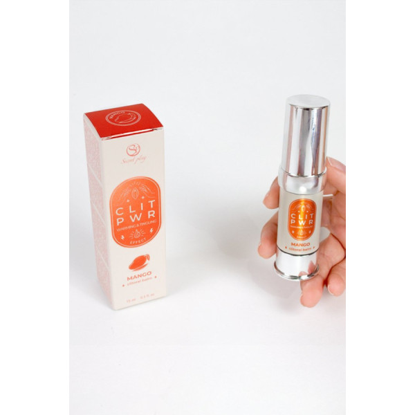 Baume stimulant chauffant pour clitoris Mangue 15ml 
